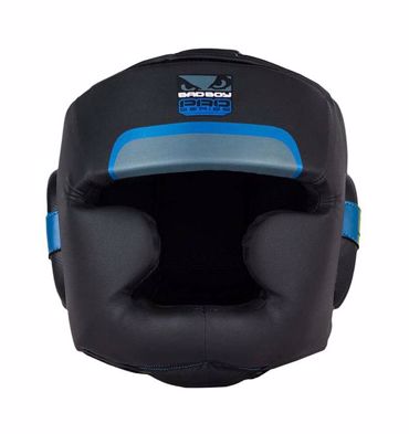 BAD BOY pro series 3 FULL FACE HEADGUARD-black/blue
